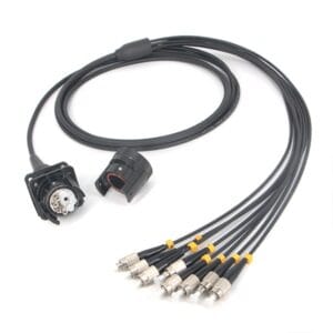 ftta tpu fc upc 8 core fiber patch cord, ip67 waterproof for flexible high speed connectivity