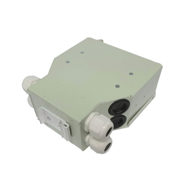 2 1 24 cores fiber optic termination box, sc simplex adapter, fiber pigtails, splice cassette with seeve holders