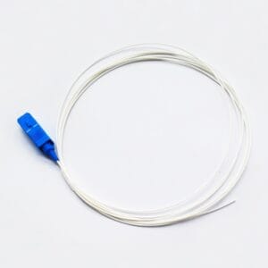 sc upc single mode fiber pigtail 0.9mm white (simplex)
