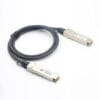 40g sfp dac cable, qsfp+ to qsfp+ interface, 40gbase cr4 passive copper cable pvc black 30awg