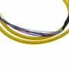 12 core high density fiber optic pigtail om3 multimode bundle with lc upc (2m, 3.0mm lszh jacket)