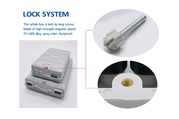 ftth home fiber termination box with 8 sc adapters and pigtails sc upc os1 9/125um
