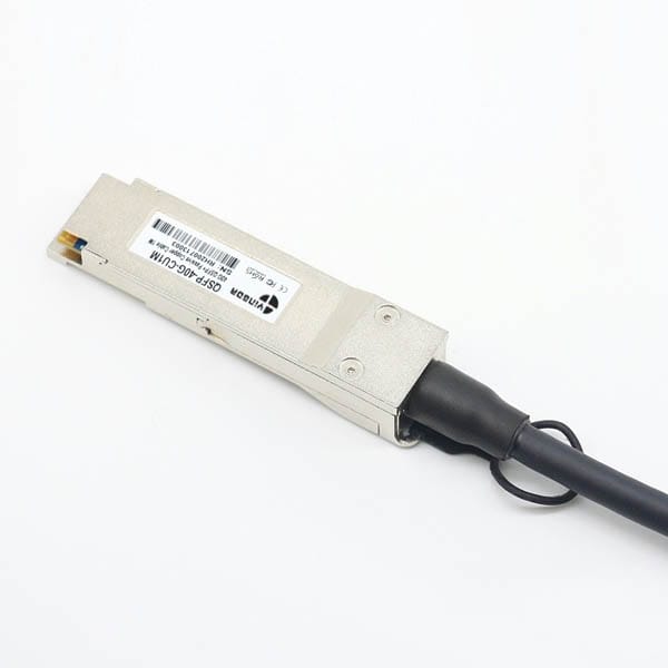40g sfp dac cable, qsfp+ to qsfp+ interface, 40gbase cr4 passive copper cable pvc black 30awg