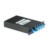 19 inch rack cwdm netowrk optics fiber mux demux modules cassettes x3 pluggable, passive oadm lgx box