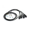 ftta fullax dlc 8 fiber breakout patch cord | single mode for indoor 5g base stations