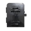pol mount 16 port plastic fibre optic distribution box black, 16 sc adapters, 1x8 1x16 spltiter,2x3mm round drop cable exit