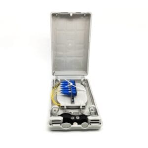 ftth home fiber termination box with 8 sc adapters and pigtails sc upc os1 9/125um