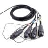 ftta fullax dlc 8 fiber breakout patch cord | single mode for indoor 5g base stations