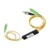 fwdm module cassette t1550nm r1310/1490nm, fc/apc connectors, single mode yellow 1meter 2.0mm