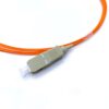 sc upc multi mode om2 sx fiber optic pigtail – 0.9mm orange low loss patch cord