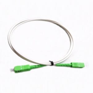 premium patch cord sc/apc sc/apc sm sx 3.0mm white, single mode simplex high speed, optical link
