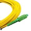 fiber patch cord sc/apc sc/apc sm sx 3.0mm yellow, low loss single mode simplex high speed
