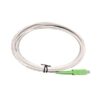 sc apc sm sx single mode fiber optic pigtail – 3.0mm white low loss patch cord