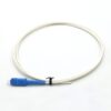 sc upc sm sx fiber pigtail, 3.0mm white low insertion loss