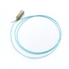 sc upc om3 multi mode fiber pigtail 0.9mm aqua (wathet) 10gbps, sx short wavelength, 0.9mm jacket