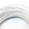 sc sc upc single mode rubber fiber patch cord 2x3.0mm white, flexible, durable