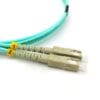 sc/pc to sc/pc multimode om3 dx 3.0mm aqua fiber patch cord, high performance network connectivity solution