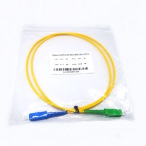 telecom patch cord sc/apc sc/upc sm sx 3.0mm yellow, high performance