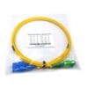 sc/apc to sc/upc duplex single mode fiber patch cord 3.0mm yellow dx, high quality optical connectivity solution