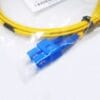 sc/apc to sc/upc duplex single mode fiber patch cord 3.0mm yellow dx, high quality optical connectivity solution