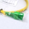 sc/apc to sc/upc duplex single mode fiber patch cord 3.0mm yellow dx, high quality optical connectivity solution