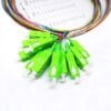 sc apc sm fiber pigtail 0.9mm sx 12 color options, high performance optical cable