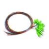 sc apc sm fiber pigtail 0.9mm sx 12 color options, high performance optical cable
