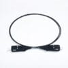 sc/pc to sc/pc single mode sx 0.9mm black fiber patch cord, reliable low diameter optical cable solution