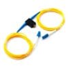 lc/upc attenuator variable, single mode simplex 0 30db inline voa, with 2mm yellow fiber optic cable