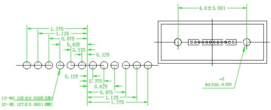 mt ferrule structure of mtp mpo connector