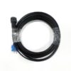 outdoor sc lc duplex patch cord wire, connector: lc uniboot (nsn), sc duplex with clip; cable type: gyhjh 5mm 2 cores single mode g.657a lszh, black, 5mts, 1pc/bag