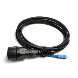 ftta ip67 ip68 ruggedized multi mode sc patch cord with odva connector