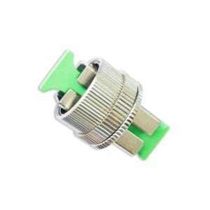 sc apc optical attenuator, female to female, adjustable attenuation, metal