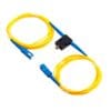 sc/apc inline attenuator plug, 3.0mm pm fiber optic cable wavelength range of 780, 850, 980, 1064, 1310, 1480, 1550, 1560, 1950, and 2000nm