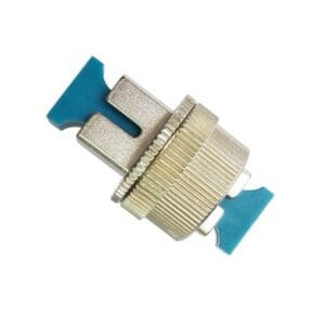 metal fiber optic variable attenuator sc/upc blue, simplex, single mode