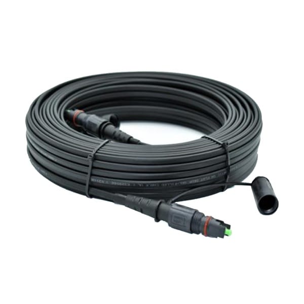 high performance supertap fiber optic patch cord with 4x7mm flat cable for wireless networks