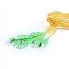 8ch cwdm fliter sc/apc connectors, 2.0mm loose tube pigtails yellow 1.5 meter, insertion loss ≤2.5db, return loss >45db