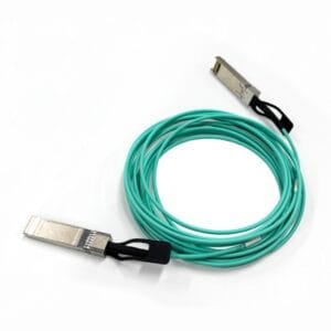10g sfp+ active optical cable om3 50/125um multimode 5 meter ofnr aqua