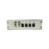 35mm rack din rail splice box for fiber termination 6 sc simplex adapters and pigtails