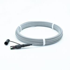 optitap pigtail flat drop gray fiber optic cable indoor connectivity solution