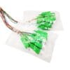 hd bundle pigtail 18 fibers om3 multimode mpo breakout | 0.9mm tight buffer | tia/eia 604 compliant