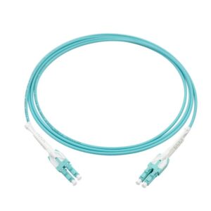 2 cores lc to lc patc hcord single mode g.657a2 lszh 1.5 m, dual lc with uniboot and long pull strip