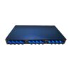 gpsm 1u rack mount fiber patch panel 12 port sc upc with angled adapters, 19" standard