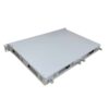 gpvp01 pivoting rack mount patch panel 1u rack mount, 360° rotation, metal housing