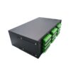 3u 96 port sc apc fiber patch panel with detachable panel, 0.9mm slim adapters, 19" rack mount