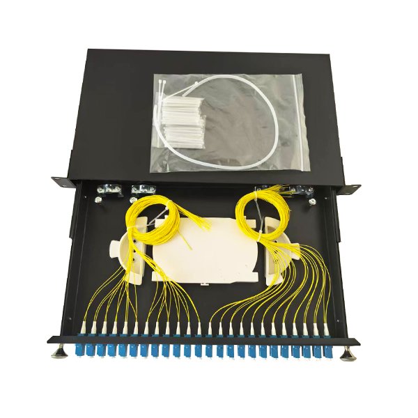 gpsm 2lc24 upc fiber patch panel 24 port lc upc, 2u rack, 48 core