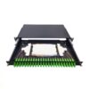 24 core sc fiber patch panel 12 port, 1u rackmount, multimode om3, metal housin