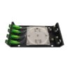 8 port sc/apc wall mount patch panel wtb l08sc apc, 1u rack compatible, 19" with bend radius protection
