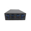 8 port sc/upc wall mount fiber patch panel wtb l08sc upc, 1u rack compatible, 19" standard, with cable management