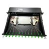 gpsm 2lc12 apc 1u rack mount fiber patch panel 12 port lc apc, 19" standard, 0.9mm sm, 70db rl
